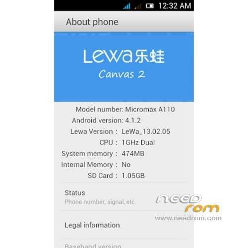 Title: MICROMAX A110 Listed: 03/09/2013 2:13 pm ROM Version: ROM ...